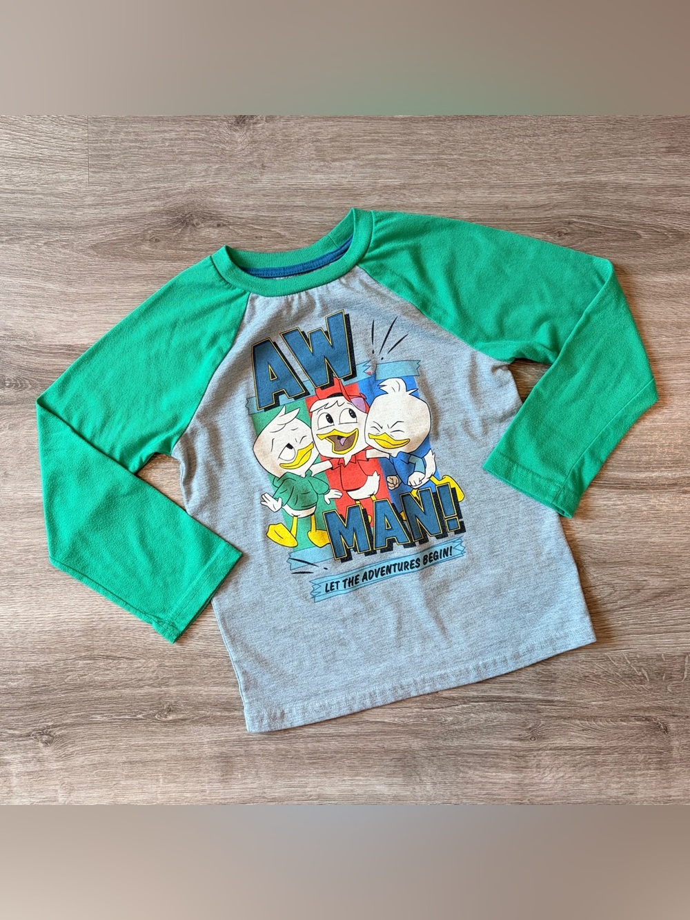 Disney duck tales henley shirt